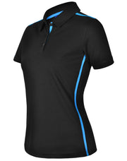 Ladies' rapid cool short sleeve contrast polo