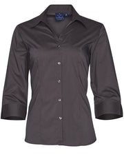 Ladies' 3/4 sleeve teflon shirt