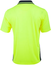 Unisex Hi-Vis Bamboo Charcoal S/S Polo