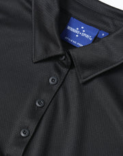 Ladies' Sustainable Jacquard Knit S/S Polo
