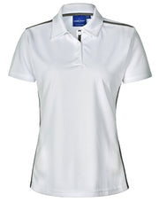 Ladies' rapid cool short sleeve contrast polo