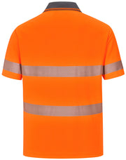 Unisex Cooldry Segmented Safety S/S Polo