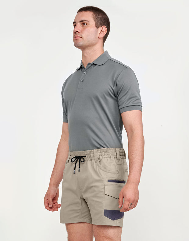 Unisex Cotton Stretch Drill Short Work Shorts