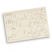 BRANDCRAFT Triceratops Wooden Model