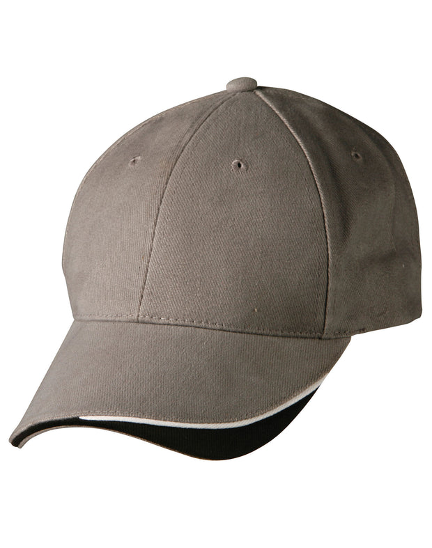 The edge, two tone heavy brushed sandwich peak