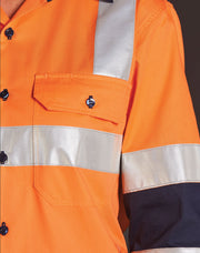 Biomotion Two Tone Safety Shirt With X Tape