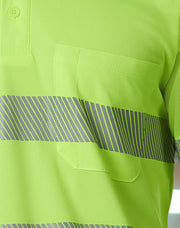 Unisex Cooldry Segmented Safety S/S Polo