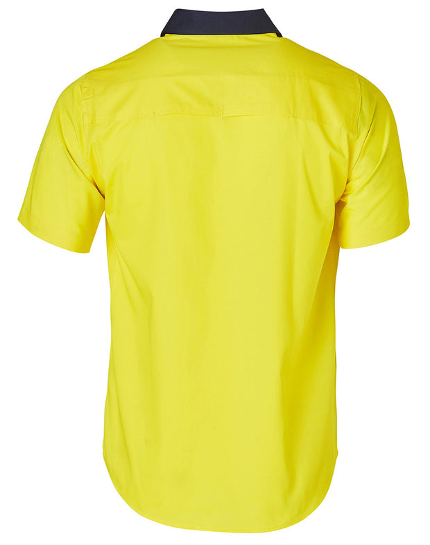 Hi-Vis two tone S/S cotton work shirt
