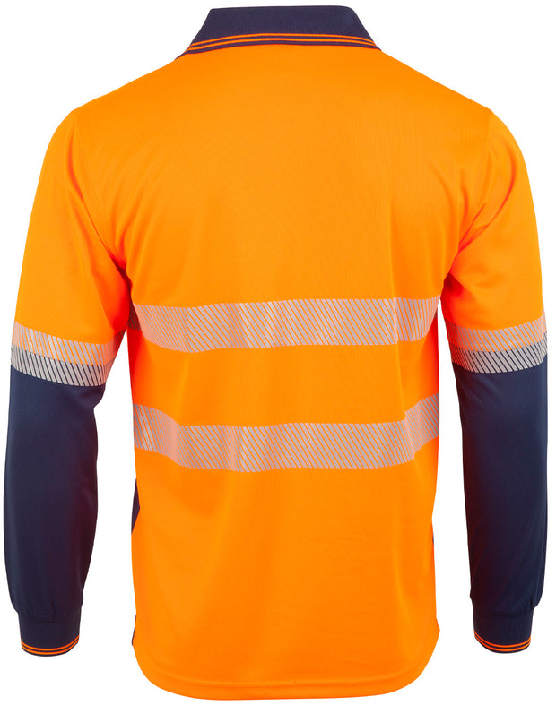 Unisex Cooldry Segmented Safety L/S Polo