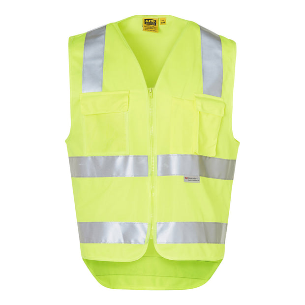 Hi-Vis SAFETY VEST with ID POCKET & 3M TAPES