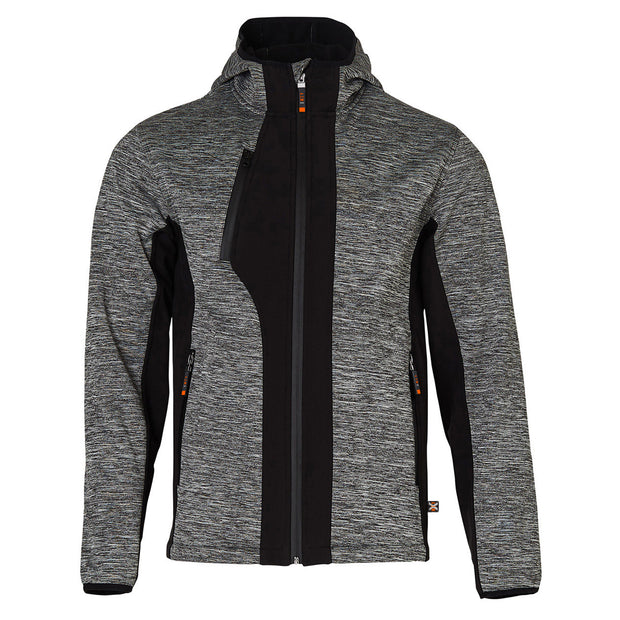 LAMINATED FUNCTIONAL KNIT HOODIE