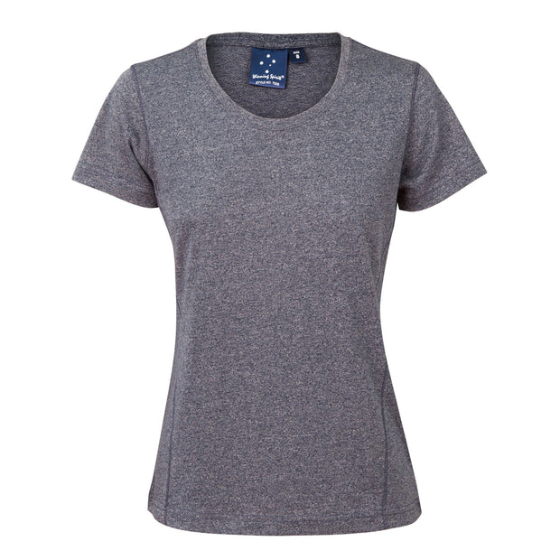 HIGH PERFORMANCE HEATHER TEE Ladies